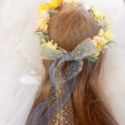 作品例ウェディング専門店リースブーケブートニアヘッドドレス花冠オーダー承ります ♡受注対応♡リースブーケ ウェディングブーケ専門店 リース