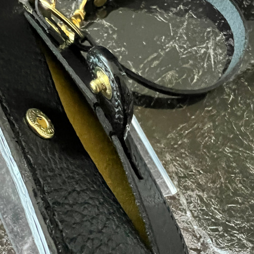 【✨極美品＆希少✨】　アンテプリマ　猫耳型　ブラック　コインケース 気持ち華やぐがま口ポーチ コインケース 黒猫と牡丹 [グレー調