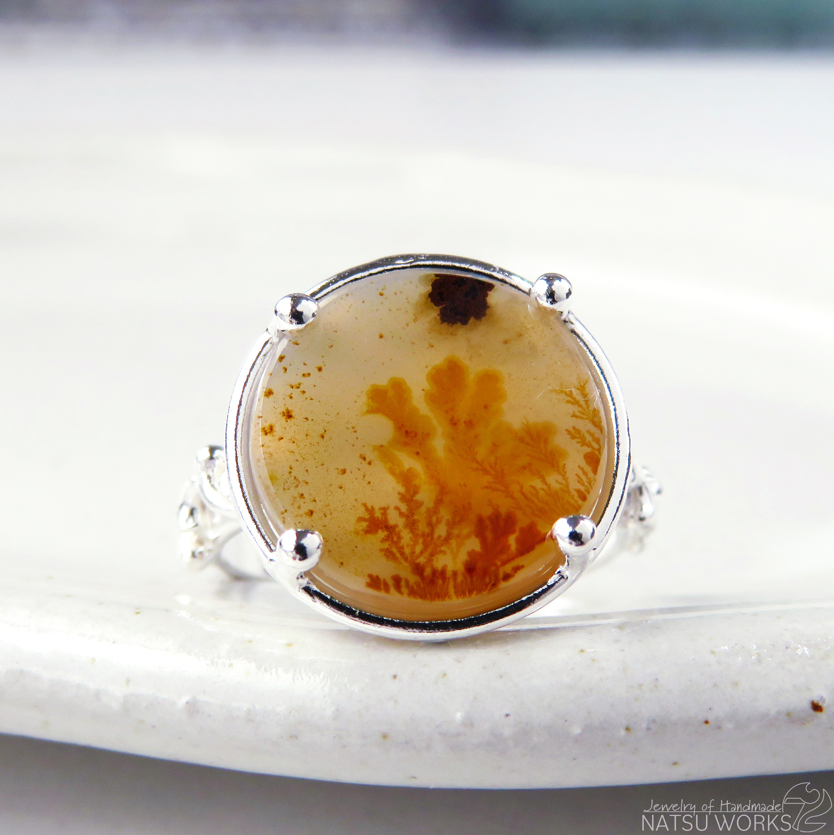デンドリティック アゲート リング / Dendritic Agate Ring d2