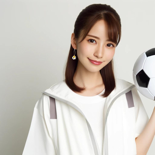 サッカーボール ピアス ボールの大きさ約1.5センチ グッズ セット