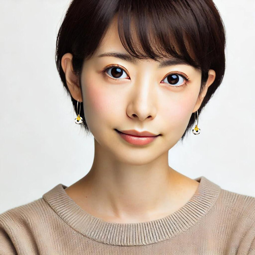 サッカーボール ピアス ボールの大きさ約1.5センチ グッズ セット