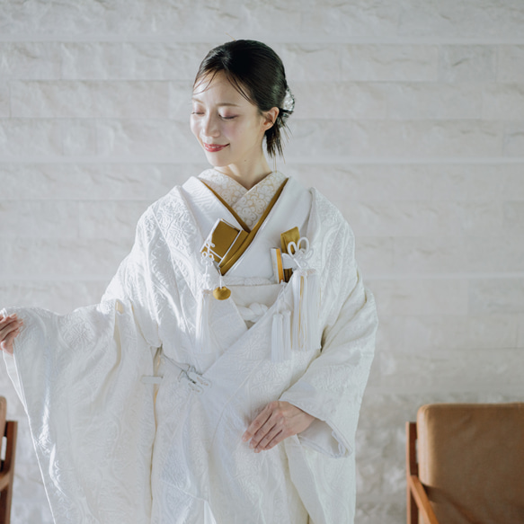 花嫁和装 はこせこ かいけん 差込伊達衿 3点セット 黄土色系 花嫁和装 はこせこ かいけん 差込伊達衿 3点セット 黄土色系