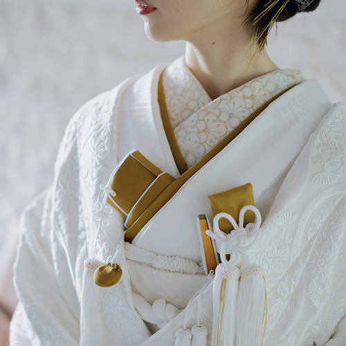 花嫁和装 はこせこ かいけん 差込伊達衿 3点セット 黄土色系 花嫁和装 はこせこ かいけん 差込伊達衿 3点セット 黄土色系
