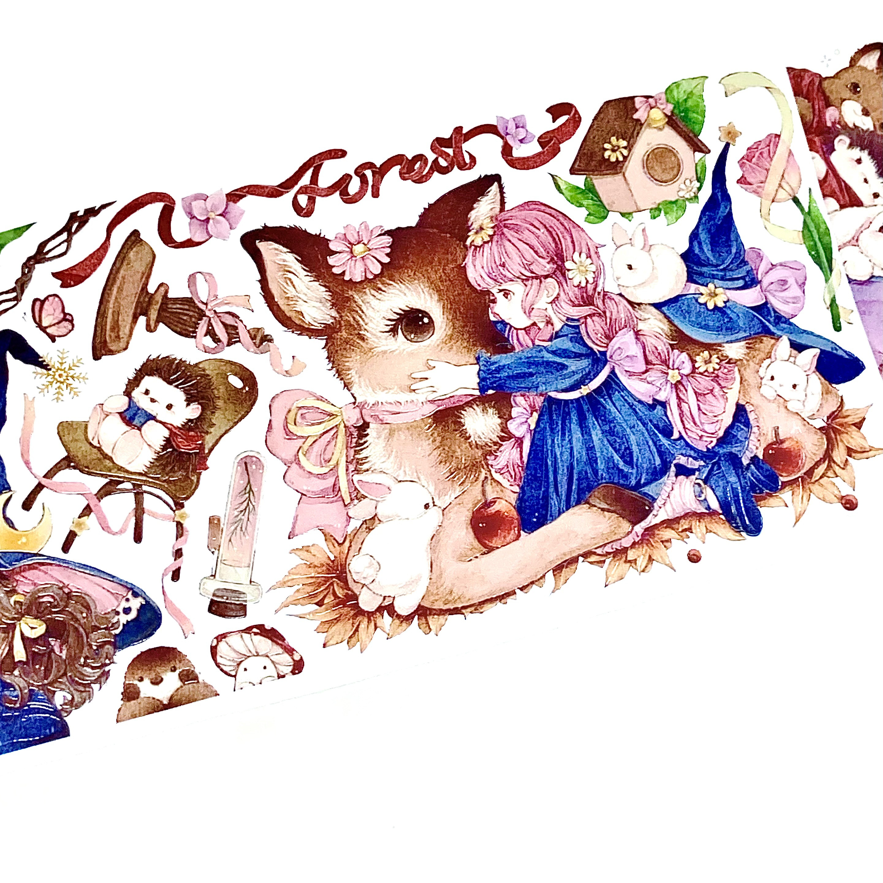 J1509＃碧洵清梦(贝壳光)Likey切り売り海外人物マステ女の子