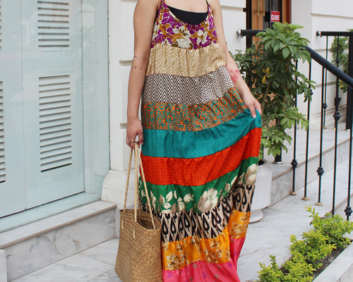 ◉ワン＆オンリー◉ ヴィンテージリゾートワンピース アフリカン