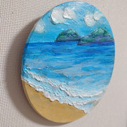 テクスチャーアート アクリル画 海 絵画 このりん 通販 17994006