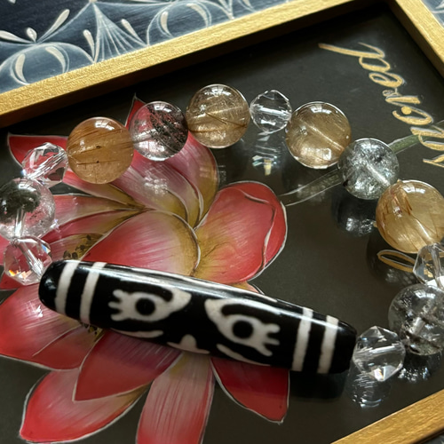 特別出品 開光 ザキラム天珠 ブレスレット dzi ＊ ΚΑйON ＊ 通販
