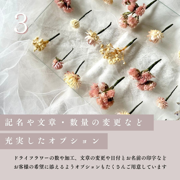 ゲスト参加型結婚証明書 フラワーボックス felice 8枚目の画像