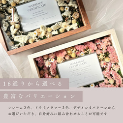 ゲスト参加型結婚証明書 フラワーボックス felice 6枚目の画像