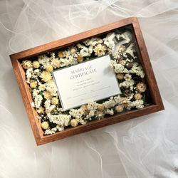 ゲスト参加型結婚証明書 フラワーボックス felice 3枚目の画像