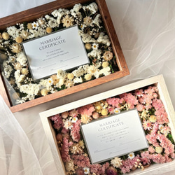ゲスト参加型結婚証明書 フラワーボックス felice 1枚目の画像