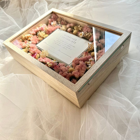 ゲスト参加型結婚証明書 フラワーボックス felice 4枚目の画像