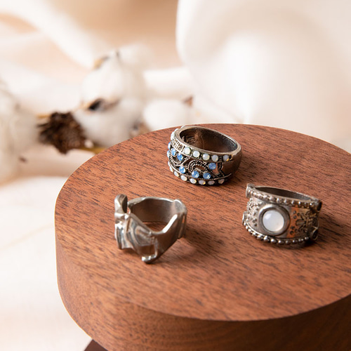 飾り台3点セット スタンド 古伊万里 木製 杢目 骨董 飾り台3点セット