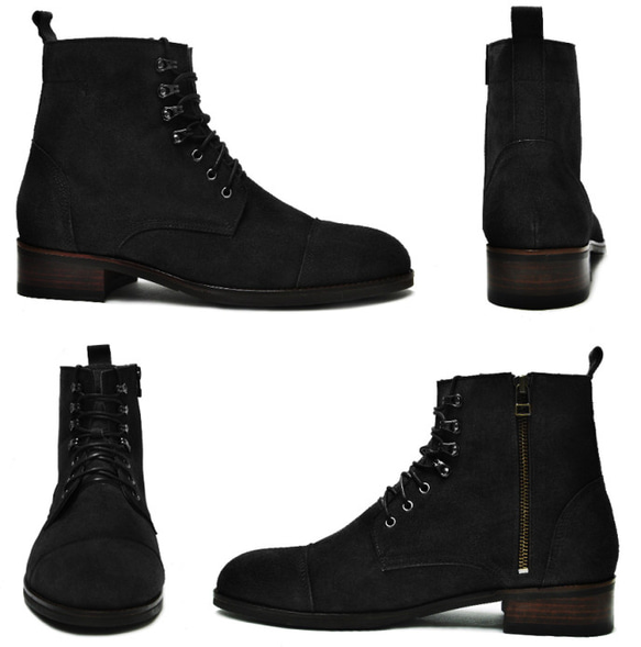 レースアップブーツ メンズ レザーブーツ メンズブーツ ブーツ 本革 大きいサイズ 靴 小さいサイズ 靴 lav 