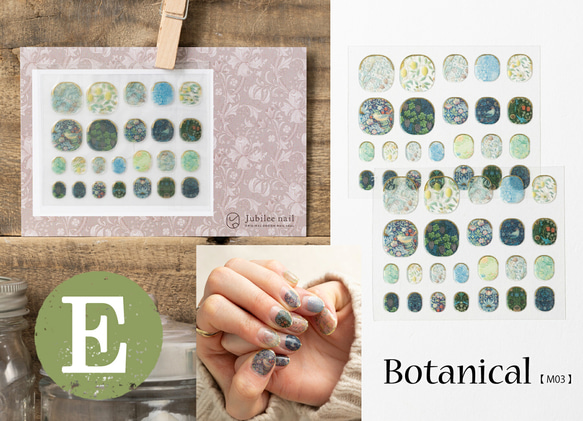 Jubilee 【ネイル両手×2枚セット】ネイルシールシート キャット アート 花  jubileenail001 9枚目の画像