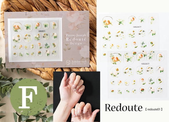 Jubilee 【ネイル両手×2枚セット】ネイルシールシート キャット アート 花  jubileenail001 10枚目の画像