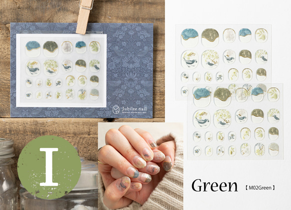 Jubilee 【ネイル両手×2枚セット】ネイルシールシート キャット アート 花  jubileenail001 13枚目の画像