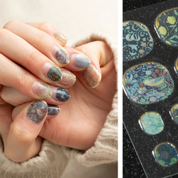 Jubilee 【ネイル両手×2枚セット】ネイルシールシート キャット アート 花  jubileenail001 19枚目の画像