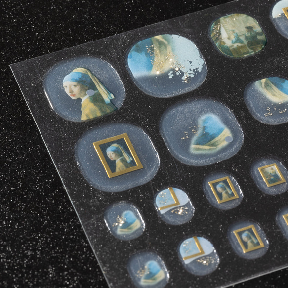 Jubilee 【ネイル両手×2枚セット】ネイルシールシート キャット アート 花  jubileenail001 16枚目の画像