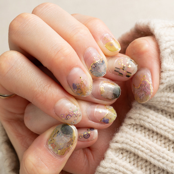 Jubilee 【ネイル両手×2枚セット】ネイルシールシート キャット アート 花  jubileenail001 18枚目の画像