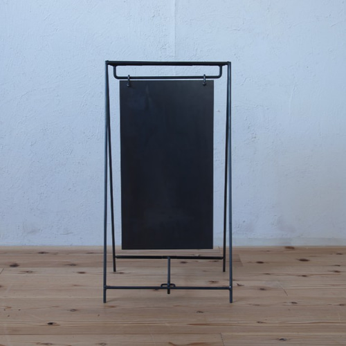 アイアンフレームA型看板 送料無料】A FRAME SIGN -WHITE・無地-/A型看板/アイアン/折りたたみ式