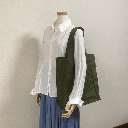 World Trabeler 大きめ 軽量ナイロン トートバック ワッシャー