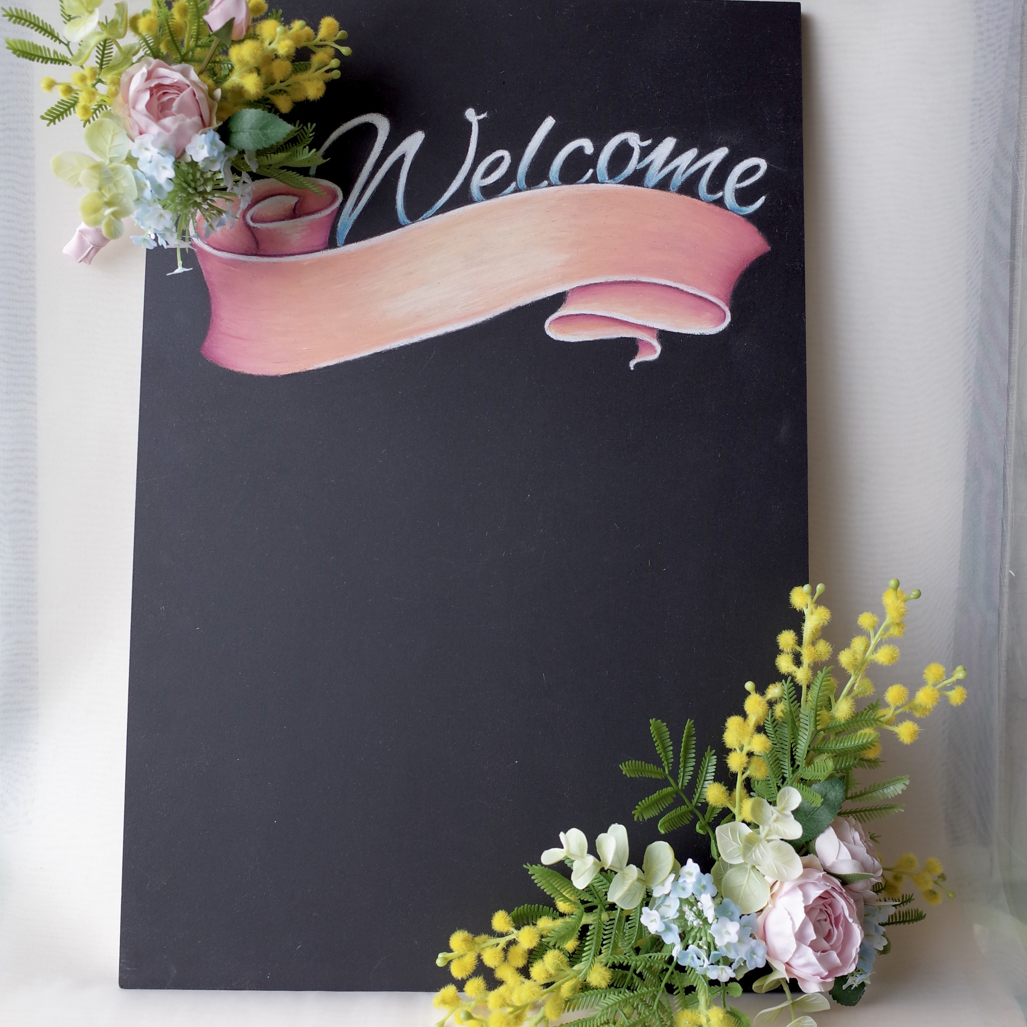 ミモザのWelcomeボード