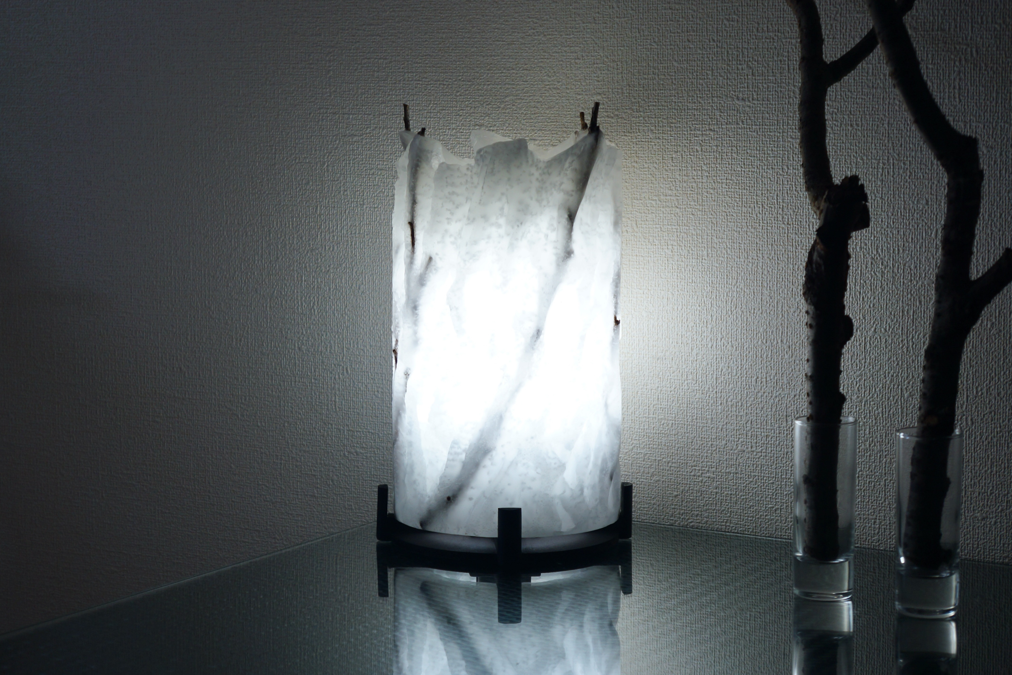 WAXランプ N°8  枝入りランプ (削り加工 / 卓上タイプ) 13,464円