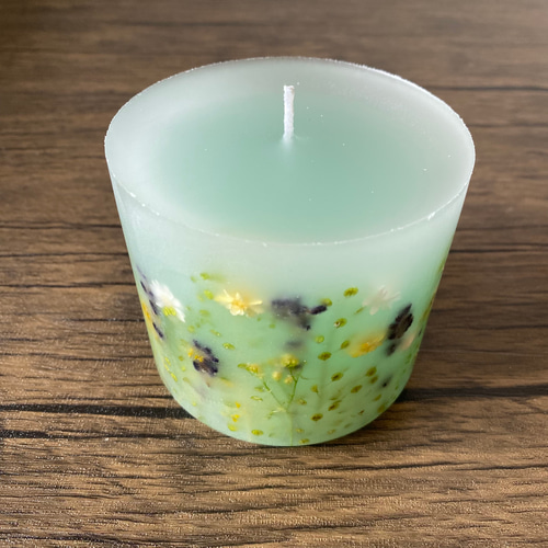 ボタニカルキャンドル　キャンドルホルダー　オーダーページ再開！ ボタニカルキャンドル［紅葉］ キャンドル・キャンドルホルダー