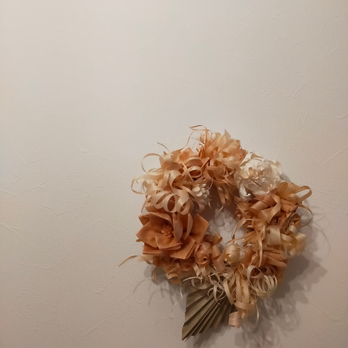 かんなくずのオーダーリース 30cm リース morinowakka 通販 17995238