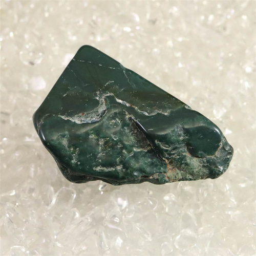 出雲碧玉 出雲石 原石 磨き ディレクトリーカード付 13.6g