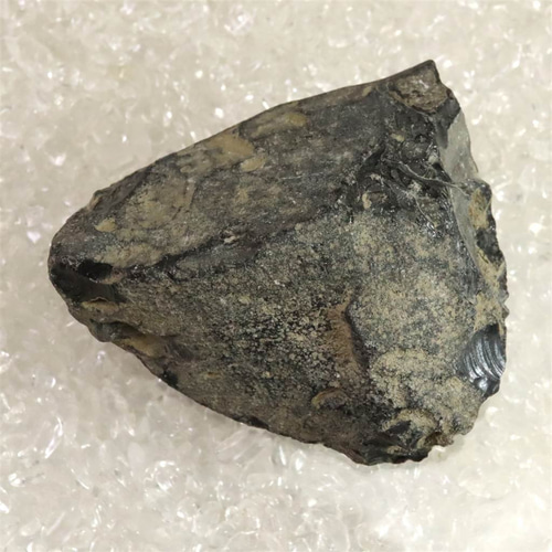 島根県隠岐の島の黒曜石 隠岐の島 黒曜石 原石 ディレクトリーカード付 97.0g #48447 天然石