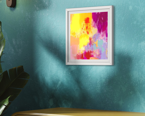 絵　絵画　原画　インテリア 25b5a8d2124ee42bd5460982eb9e1b