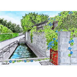 油絵 移り行く森【Ａ】 油絵 移り行く森