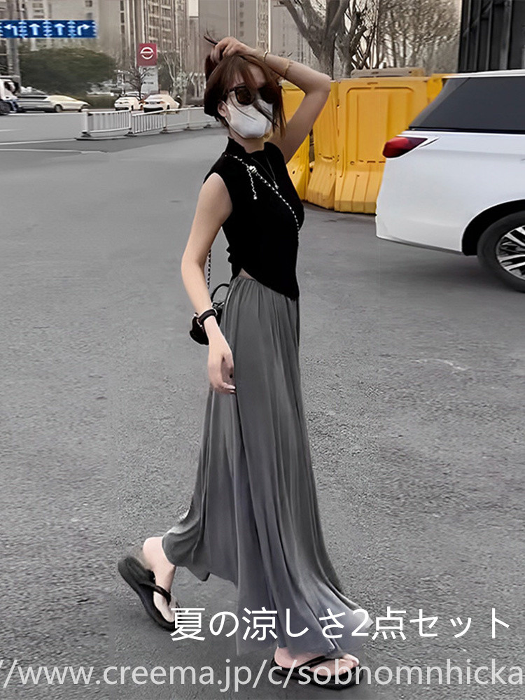 上着+キュロットパンツを組み合わせた服装 ， 簡単な，シンプルでおっとりワンピース子供夏2024新型減齢揚げ街茶系塩系2