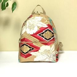 SOLD【一点もの】リメイク帯 上品な着物のリュック／C67 リュック