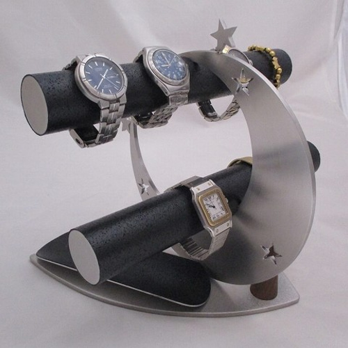 アクセサリースタンド ムーン腕時計スタンド　ロングトレイ　No.80413 アクセサリースタンド腕時計スタンドムーン腕時計スタンドロングトレイ