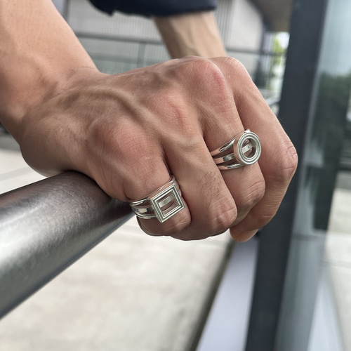 シルバー950 シルバーアクセサリー リング メンズ 【true】 12〜26号 B