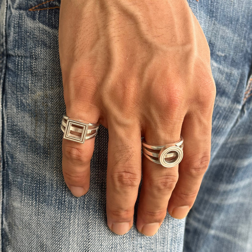 シルバー950 シルバーアクセサリー リング メンズ 【true】 12〜26号 B