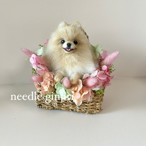 羊毛フェルト ポメラニアン どり 羊毛フェルト ポメラニアン どり