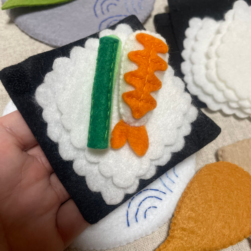 フェルトままごと 手巻き寿司セット おもちゃ・人形 en_felt