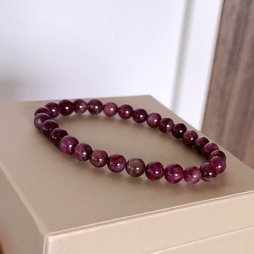 天然無処理 キャッツアイ トルマリン ブレスレット 6.8mm ブレスレット 