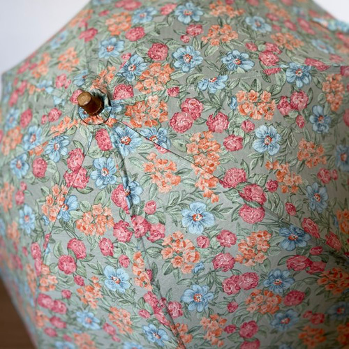 花柄の手作り日傘 49cm 8本骨 UV加工 花柄の手作り日傘 49cm 8本骨 UV加工 傘・日傘 nunoasobi 通販