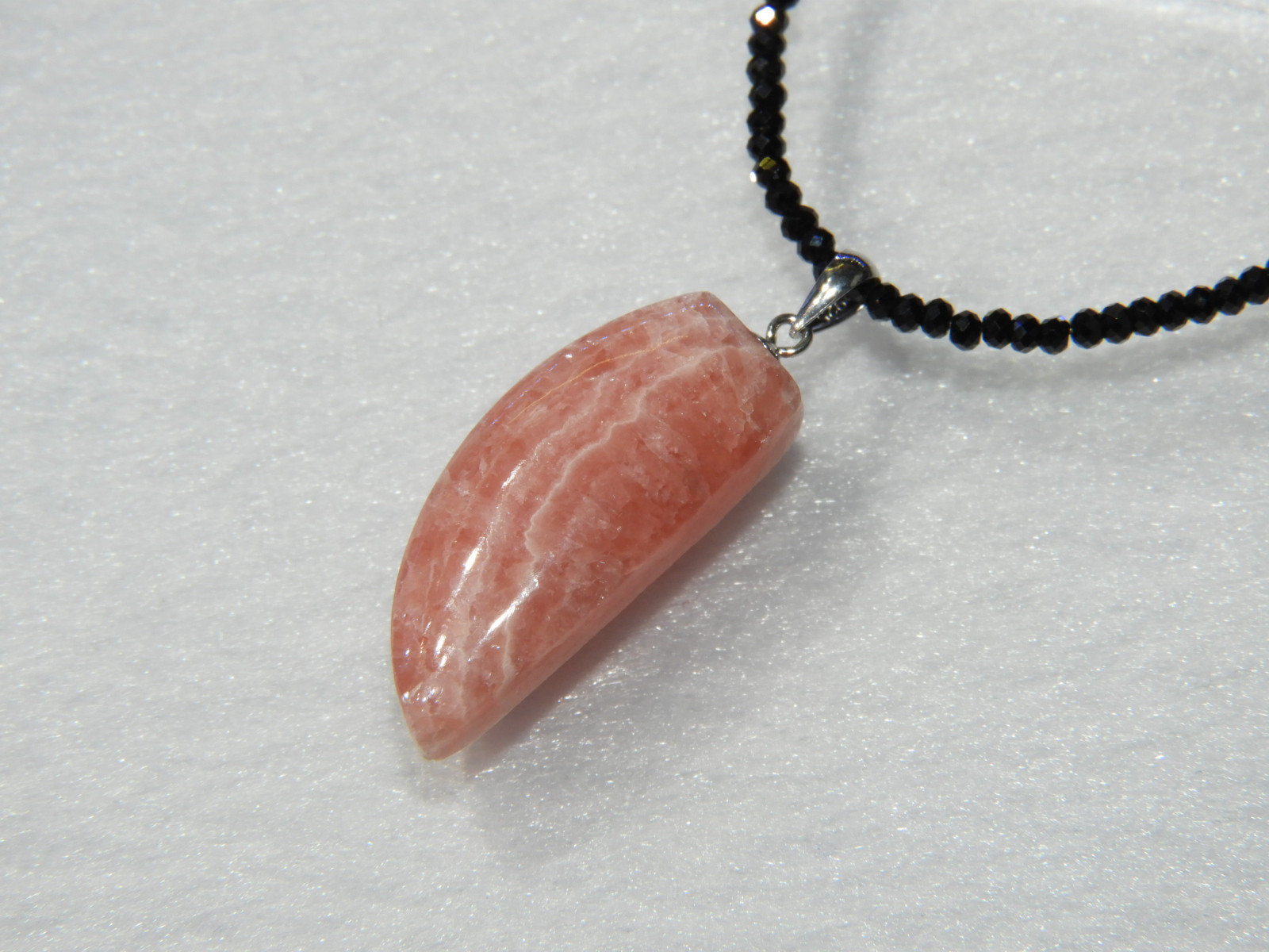 女性をより美しく！美を極めるインカローズ+ペンダント！！メイドインジャパン　天然石 ２５