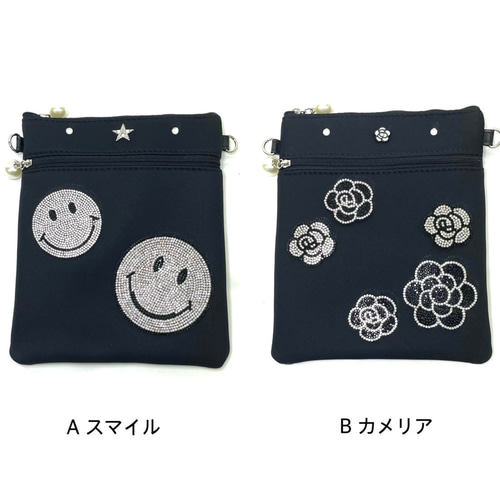 スマイル ニコちゃん スマホショルダー ショルダーバッグ ミニ