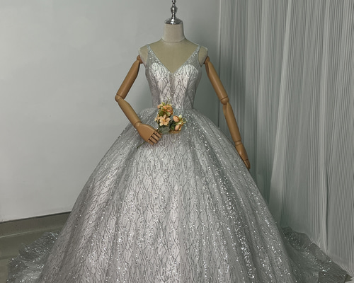 【関税込み】DRAE シルバー グリッター ドレス 10483b986bc77095795c79a4354738