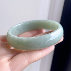 美品　天然石 翡翠 玉 贵妃バングル ysz113 A貨 天然 翡翠 ヒスイ バングル 硬玉（ジェダイト） No399