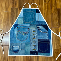 マルチマット マルチカバー☆デニム パッチワーク☆デニム