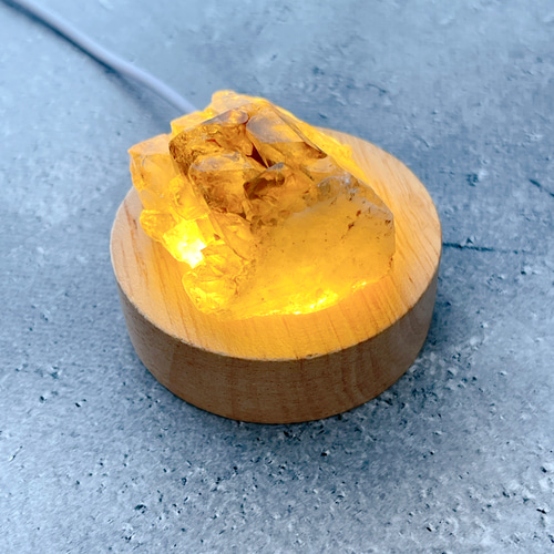 ジャカレー水晶 ブラジル産 LEDランプ付き 60g エレスチャルクォーツ