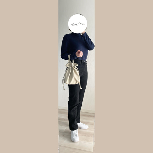 【オーダー品　2個口目】ペットボトルホルダー　巾着バッグ 127a0464d86bbf7ee753f01b8ec316